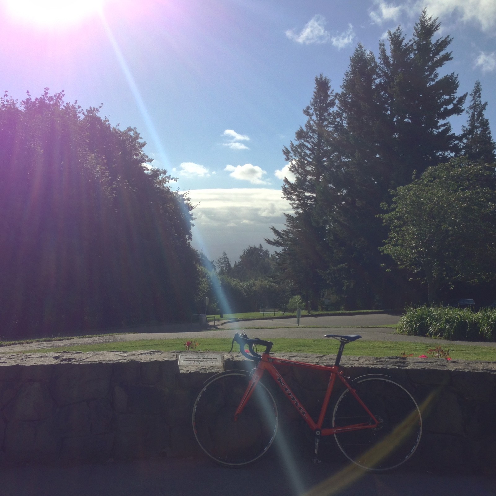 View from Council Crest toward Mt. Hood, which is NOT visible