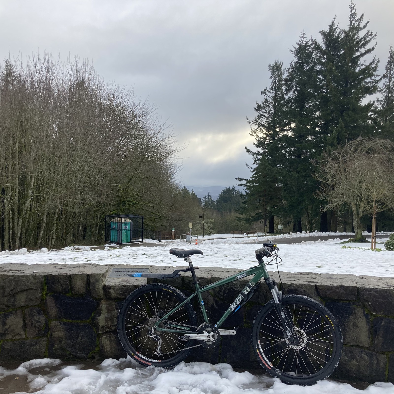 View from Council Crest toward Mt. Hood, which is NOT visible