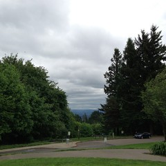 View from Council Crest toward Mt. Hood, which is NOT visible